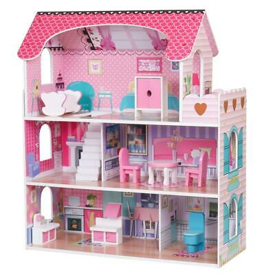 FULLY BUILT. WOODEN DOLL HOUSE (Liana's Place)HANDMADE of wood 1:12 scale